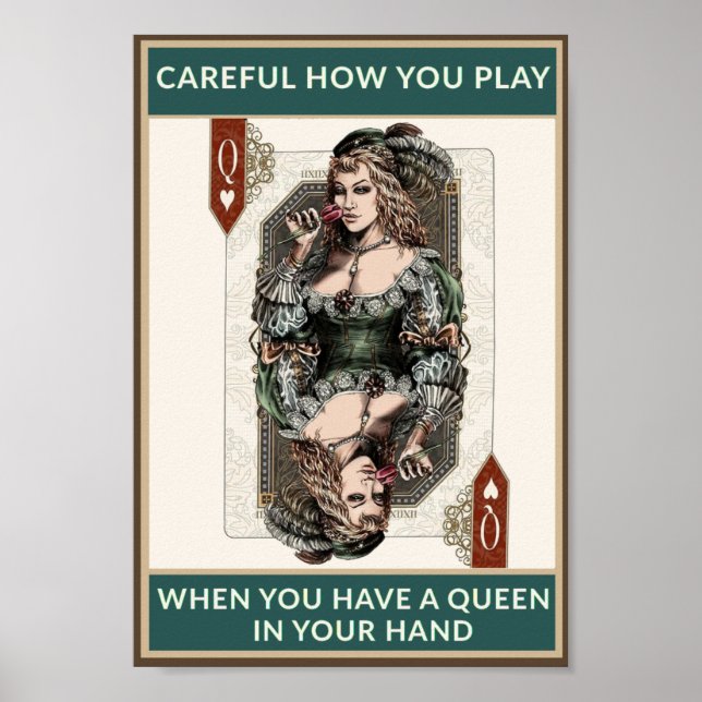 Drottning i din hand poster (Framsidan)