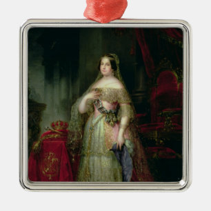 Drottning Isabella II av Spanien Julgransprydnad Metall