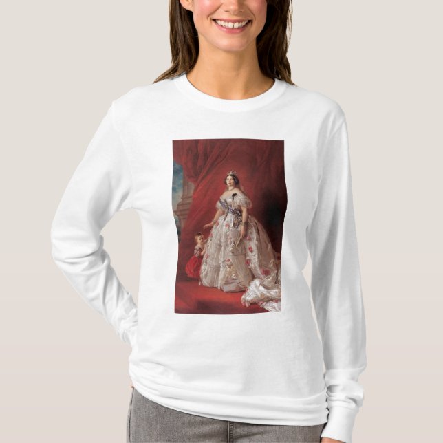 Drottning Isabella II av Spanien Tee Shirt (Framsida)