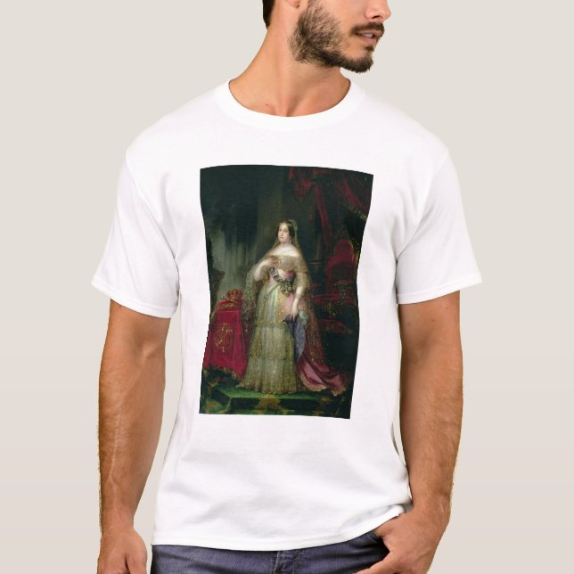 Drottning Isabella II av Spanien Tee Shirt (Framsida)
