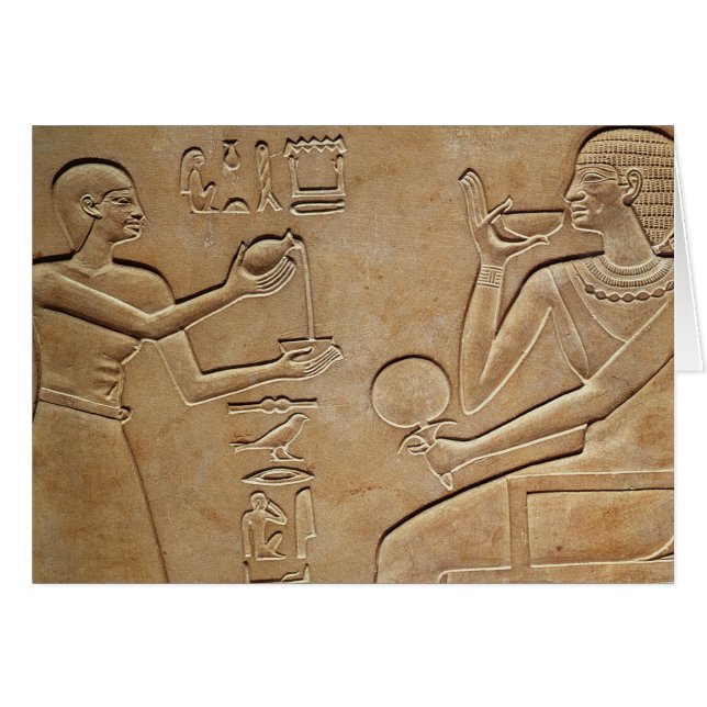 Drottning Kawit på henne toalett Hälsningskort (Framsidan Horizontal)