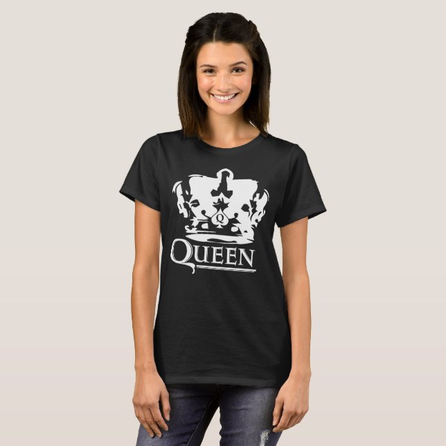 Drottning krona t-shirt (Hel framsida)