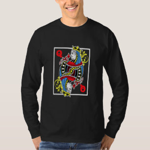 Drottning Kung-kort för uppspelning av rankningsko T Shirt