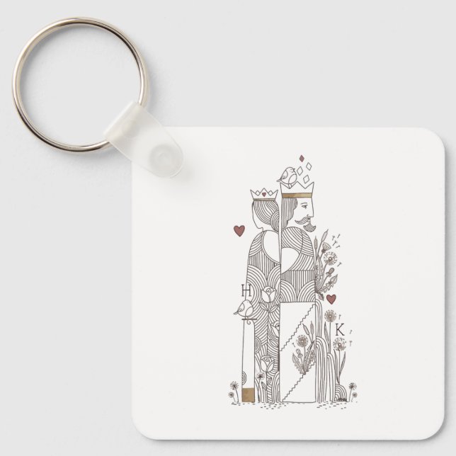 Drottning+Kung Nyckelring (Framsida)