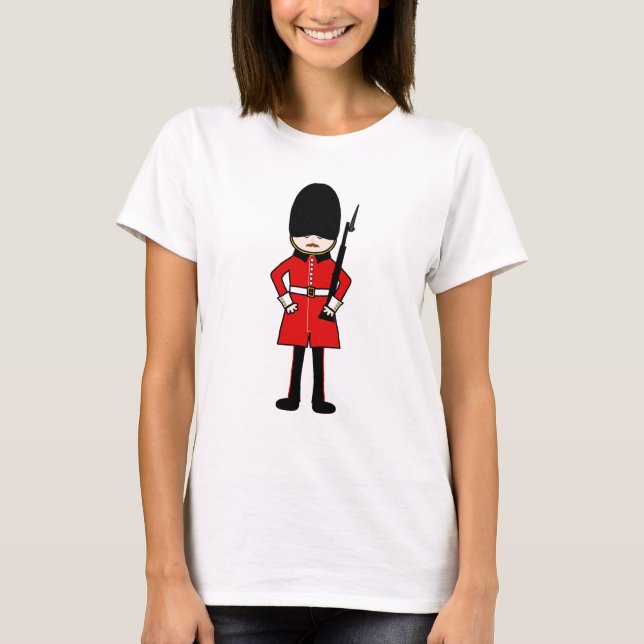 Drottning kungliga vakt t shirt (Framsida)