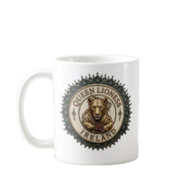 Drottning Lioness. Irland Kaffe Mugg