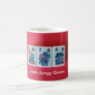 Drottning Mah-Jongg Kaffemugg