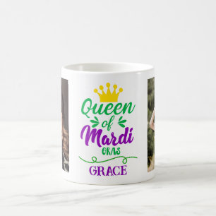 Drottning Mardi Gras Foto Kaffe Mugg