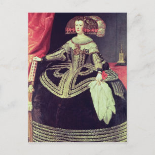 Drottning Mariana av Österrike c.1653 Vykort