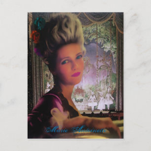 Drottning Marie Antoinette II ~ vykort / inbjudnin