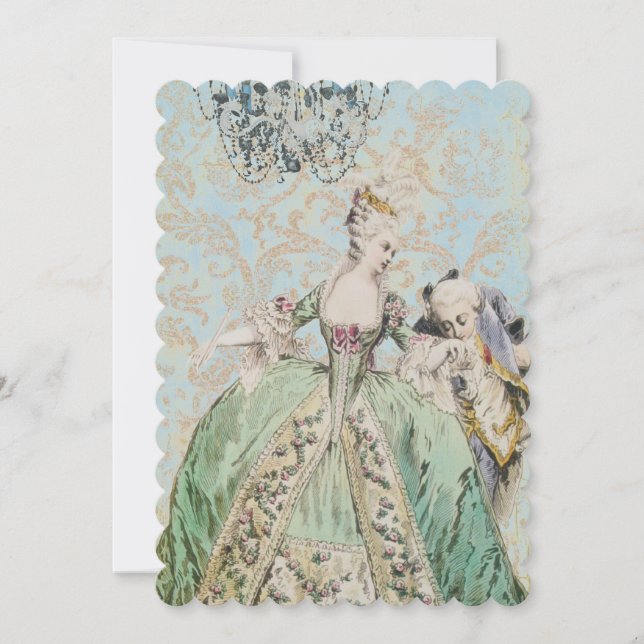 Drottning Marie Antoinette - inbjudningar/OSA Inbjudningar (Framsida)