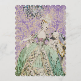 Drottning Marie Antoinette - Inbjudningar / RSVP
