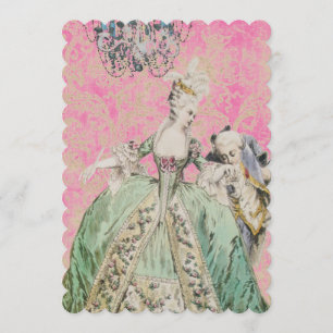 Drottning Marie Antoinette - Inbjudningar / RSVP #