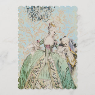 Drottning Marie Antoinette - Inbjudningar / RSVP