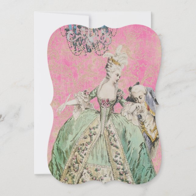 Drottning Marie Antoinette - Inbjudningar / Svar p (Framsida)