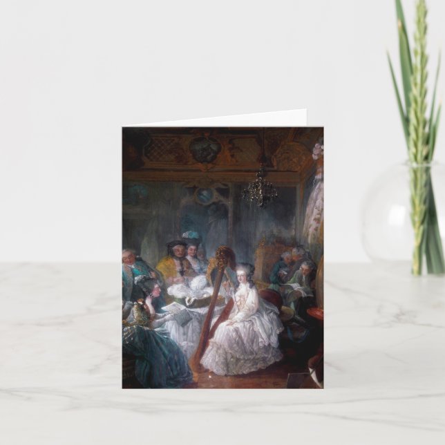 Drottning Marie Antoinette ~ Kort / Inbjudningar (Framsida)