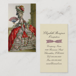 Drottning Marie Antoinette - visitkort