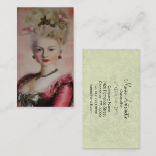 Drottning Marie Antoinette - visitkort