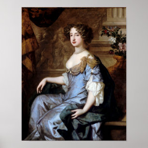 Drottning Mary II vid herr Peter Lely Poster