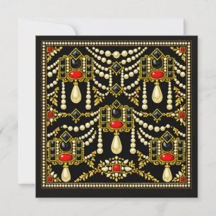 Drottning Mary Stuarts smycken inspirerad design Inbjudningar