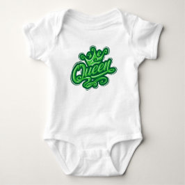 Drottning Med Krona, Typografi Design T Shirt