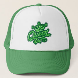 Drottning med Krona, typografi Keps