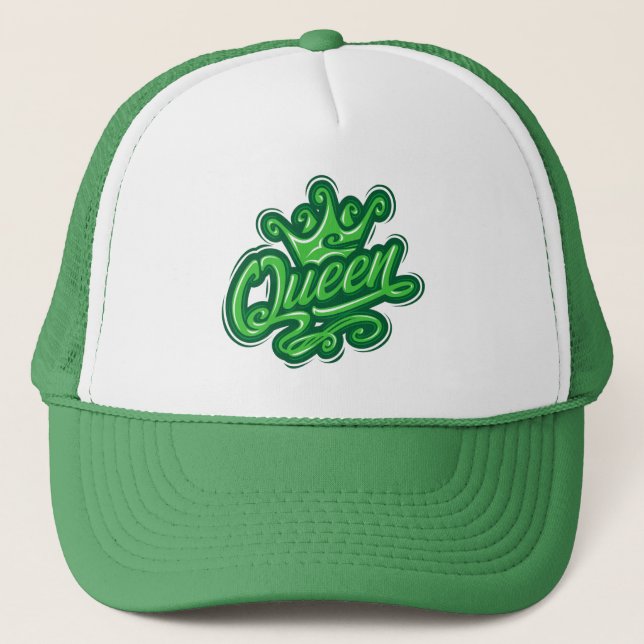 Drottning med Krona, typografi Keps (Framsida)