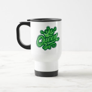 Drottning med Krona, typografi Resemugg