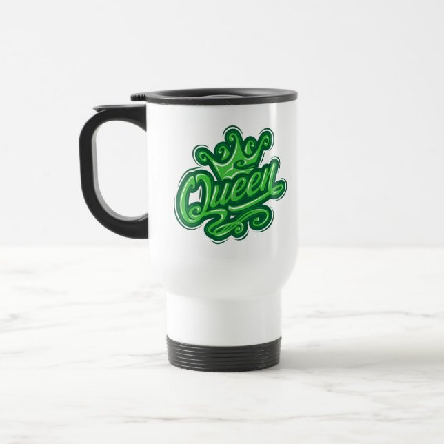 Drottning med Krona, typografi Resemugg (Vänster)