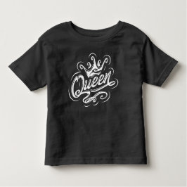 Drottning med Krona, typografi T Shirt