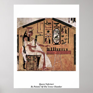 Drottning Nefertari av målare av den allvarliga Poster