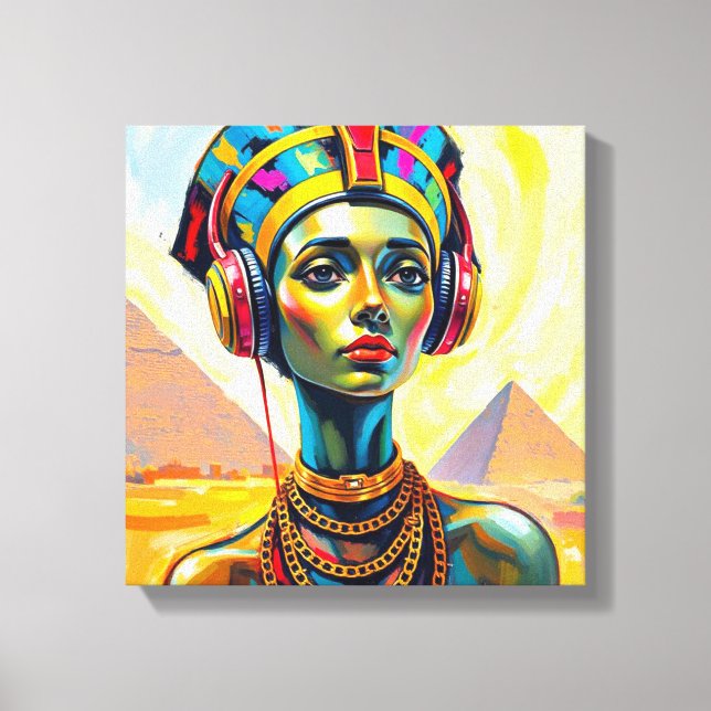 DROTTNING NEFERTITI CANVASTRYCK (Framsida)