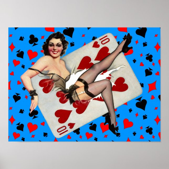 Drottning of Broken Hearts Poster (Framsidan)