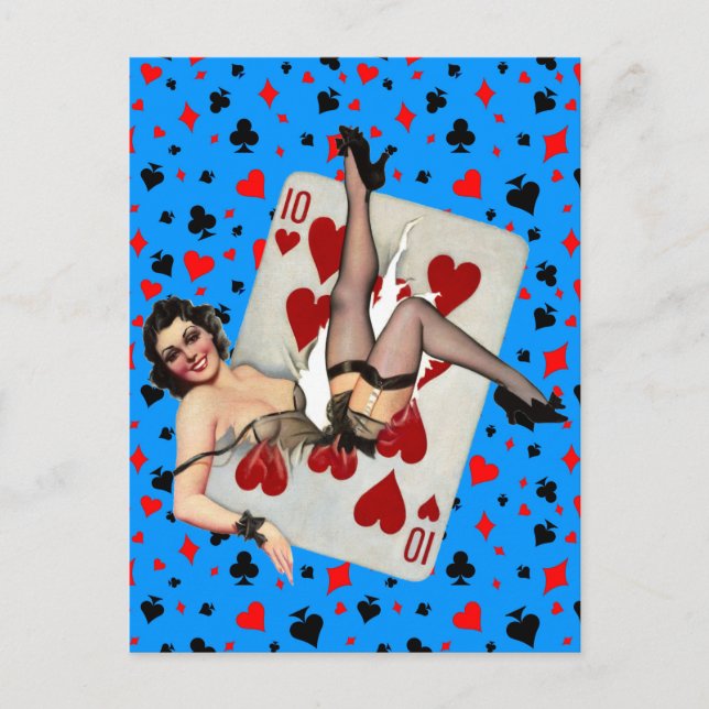 Drottning of Broken Hearts Vykort (Framsida)