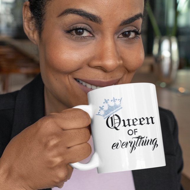 Drottning över allt Kronkaffekopp Kaffemugg (Skapare uppladdad)