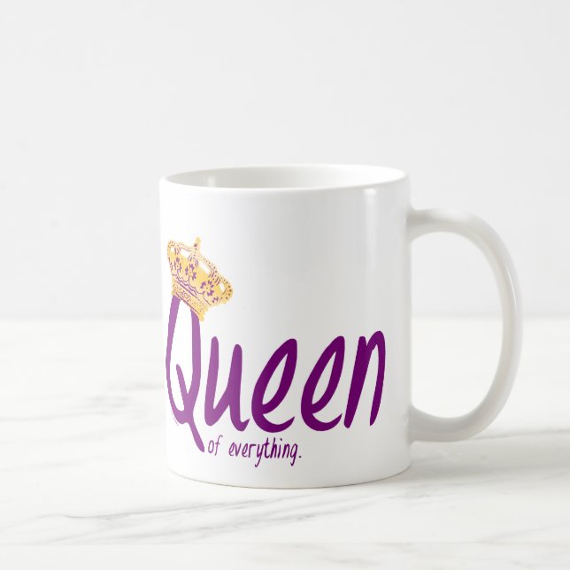 Drottning över allt [mugg] kaffemugg (Höger)