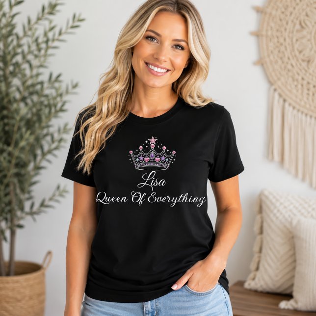 Drottning över allt t shirt (Skapare uppladdad)