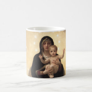 Drottning över änglarna Regina Angelorum av Bougue Kaffemugg