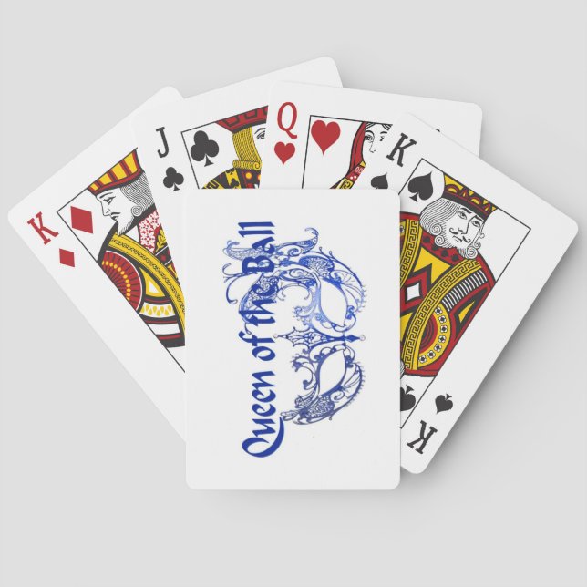 Drottning på Balen  Casinokort (Baksidan)