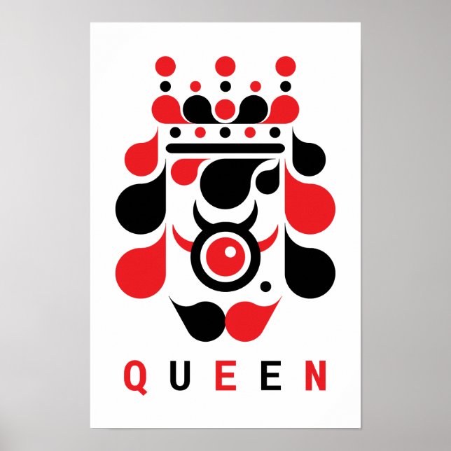 DROTTNING POSTER (Framsidan)