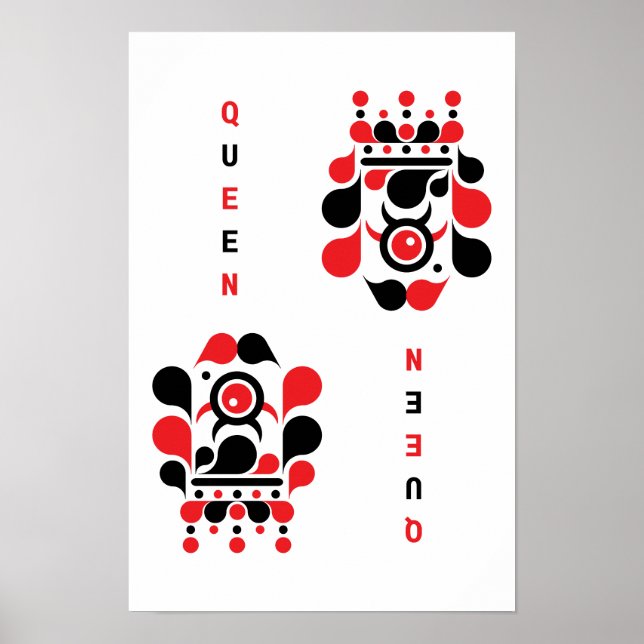 DROTTNING POSTER (Framsidan)