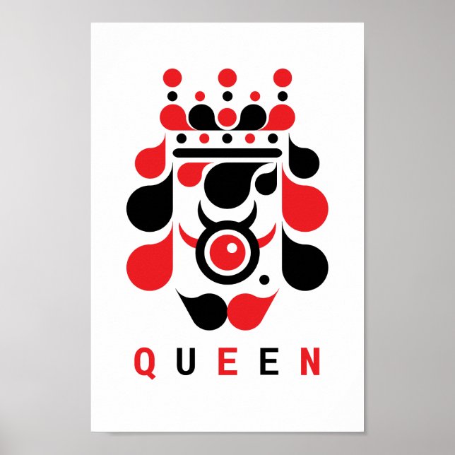 DROTTNING POSTER (Framsidan)