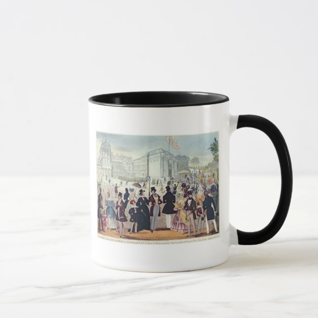Drottning retur från huset av Lords, 1839 ( Mugg (Höger)