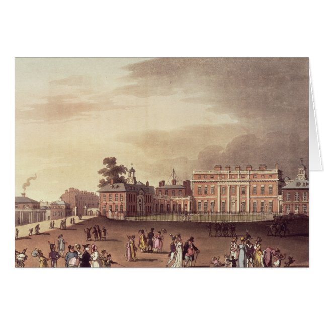 Drottning slott, St James parkerar Hälsningskort (Framsidan Horizontal)