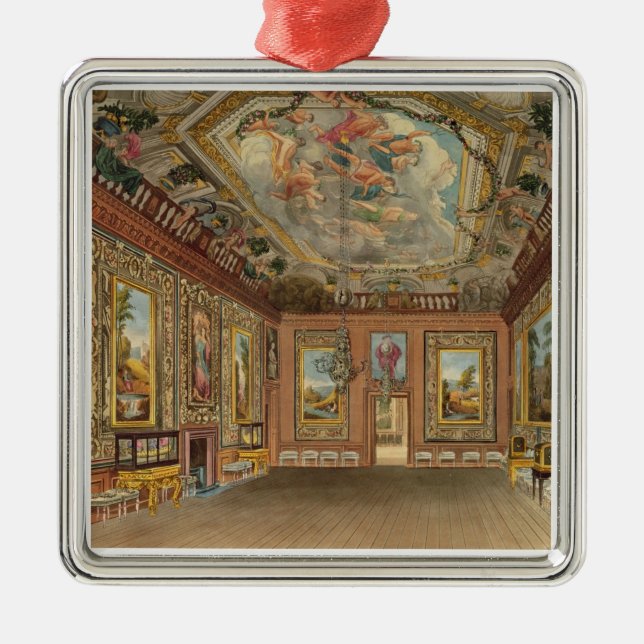 Drottning teckningrummet, Windsor slott, från 'Ro Julgransprydnad Metall (Framsidan)