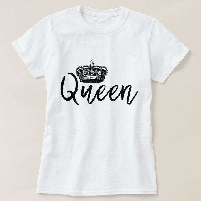 Drottning Tee Shirt (Design framsida)