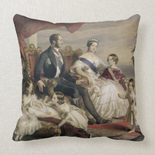 Drottning Victoria (1819-1901) och Prince Albert Kudde