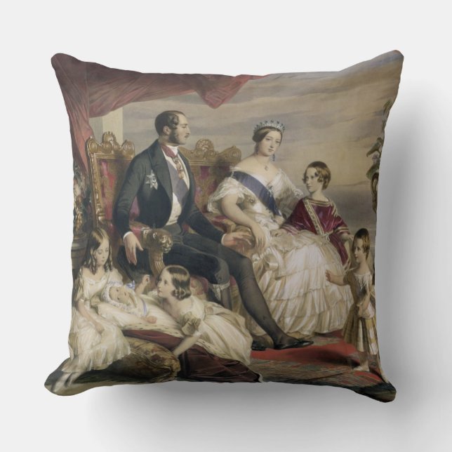 Drottning Victoria (1819-1901) och Prince Albert Kudde (Framsida)