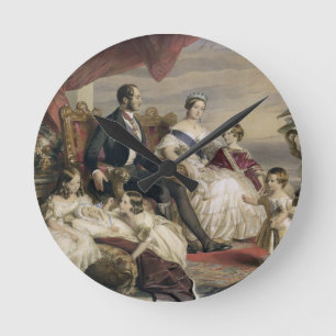 Drottning Victoria (1819-1901) och Prince Albert Rund Klocka