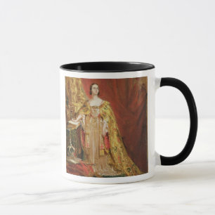 Drottning Victoria (1819-1901) som tar Mugg